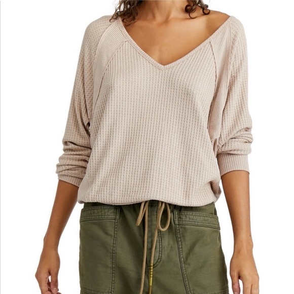 Free People Santa Clara Thermal Alabaster - New with Tags - ACCEPTING OFFERS - Picture 6 of 13